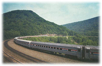 passengers rounding the curve